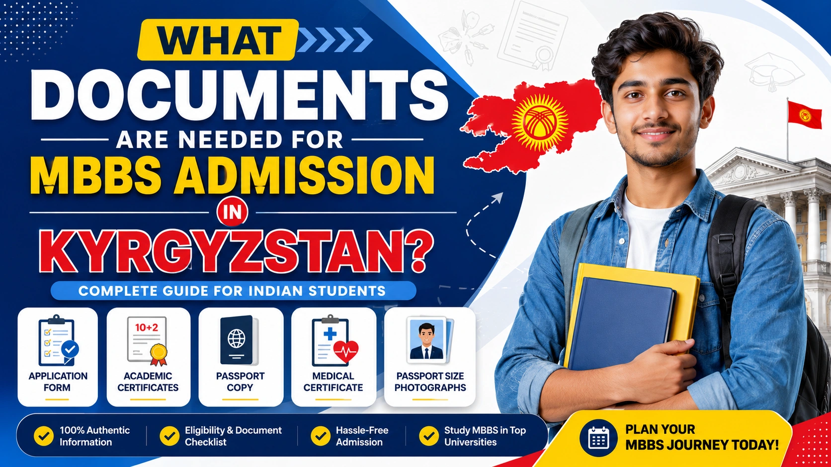 What Documents Are Needed for MBBS Admission in Kyrgyzstan?
